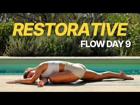 Slow Restorative Yoga Flow | 30 Min | Day 9 Flow Challenge