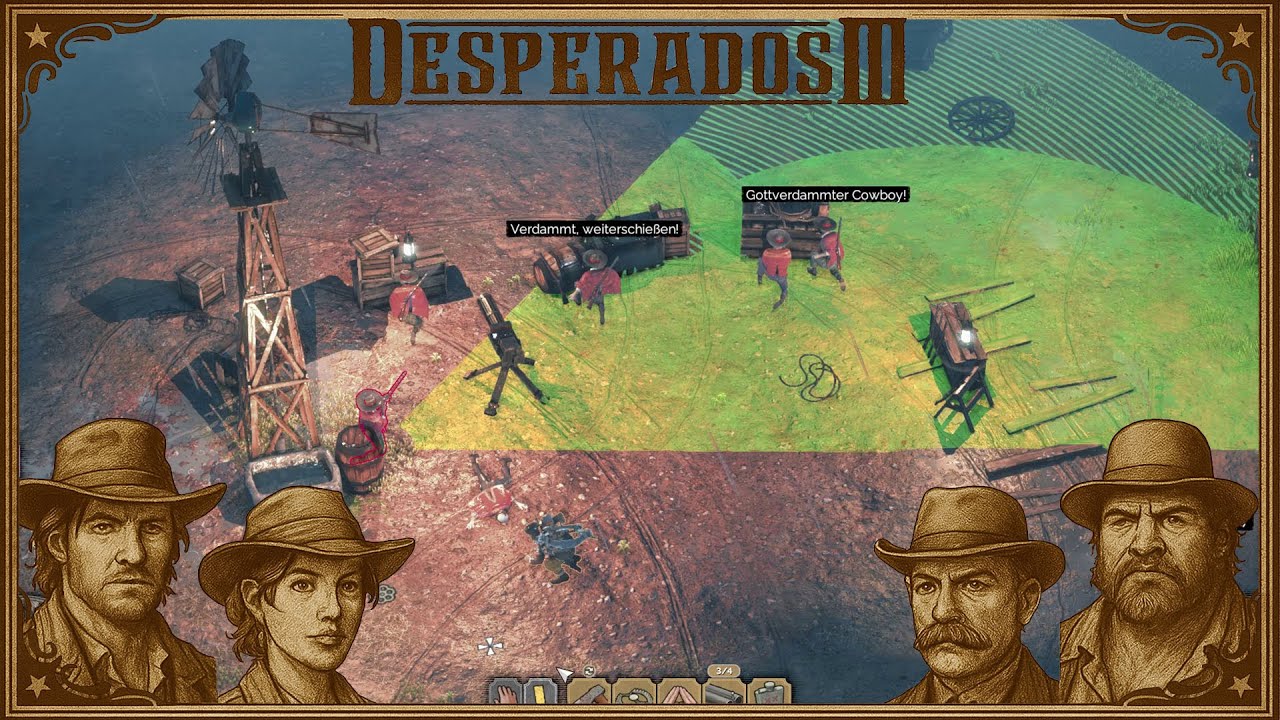 #desperados3 : O`Hara Ranch, ein schlechter Tag für alle Schurken!