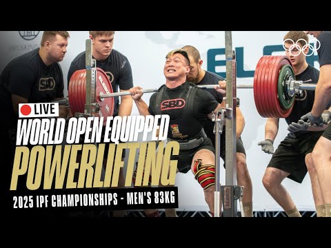 🔴 LIVE Powerlifting | Men's 83kg | 2025 IPF World Open Equipped Championships