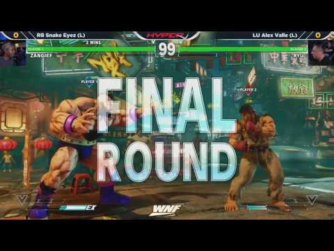 Street Fighter 5 - Snake Eyez (Zangief) vs Alex Valle (Ryu)