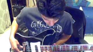 Pouring Reign - As Blood Runs Black (Bass Cover by Bruno Silva)