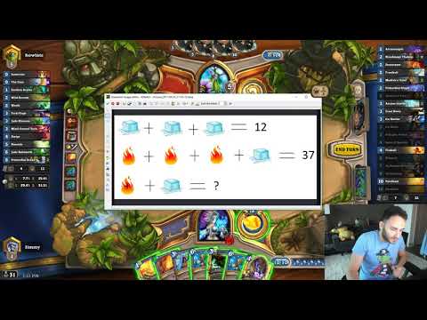 Reckful solves a math problem  reckful  Hearthstone  Top Clip by shringqt