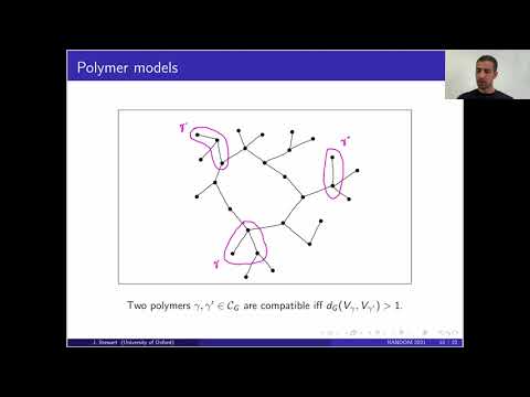 Fast mixing via polymers for random graphs with unbounded degree