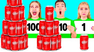 100 Layers of Food Challenge | Who Wins the Secret Kitchen Battle by TeenChallenge