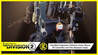 The Division 2 Classified Assignment: Detention Center Rescue | All Collectibles and Backpack Trophy