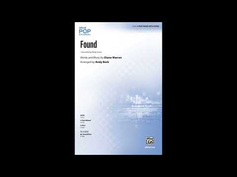 Found (3-Part Mixed), arr. Andy Beck – Score & Sound