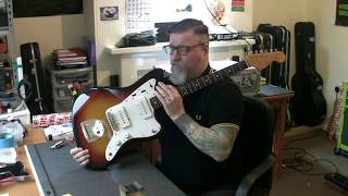 Video thumbnail for Fender Jazzmaster Staytrem bridge upgrade and setup... by Fret Friend Guitar Workshop and Luthiery