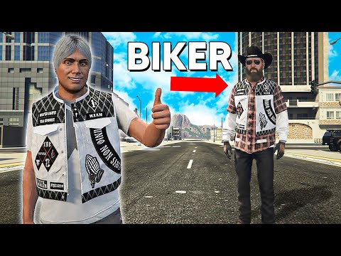 Trolling a Biker Gang Member with his own Vest! (GTA RP)