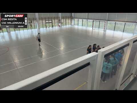 CSM Resita - CSC Millenium Giarmata A - meci handbal Junioare 3 - 20.12. 2025 repriza 1  