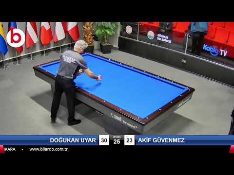 DOĞUKAN UYAR & AKİF GÜVENMEZ Bilardo Maçı - 2022 ERKEKLER 1.ETAP-7.TUR