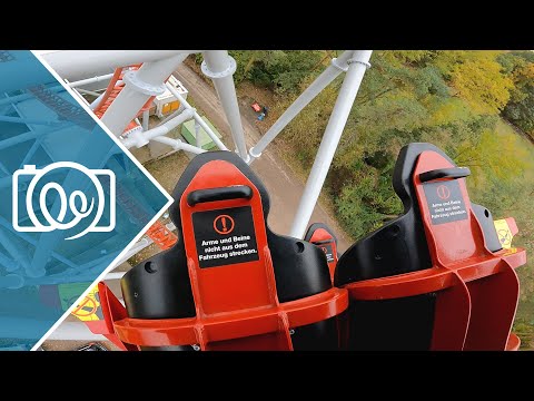 Sky Scream (Tripple Launch Coaster) @ Holiday Park 2020 - Full HD Onride / POV Video