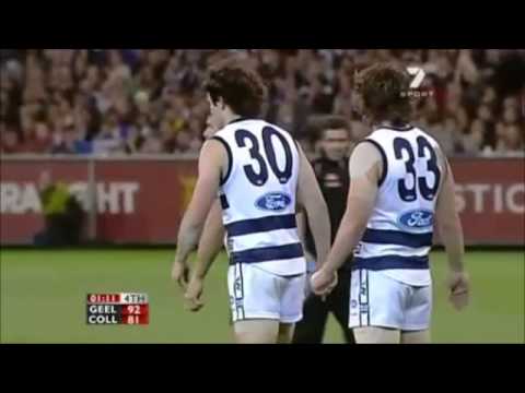 AFL 2007 1st Preliminary Final - Geelong vs Collingwood last 5 minutes