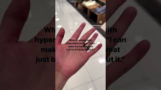 The superpower nobody asked for… #waterbender #excessivesweating #hyperhidrosis #sweat #sweatyhands