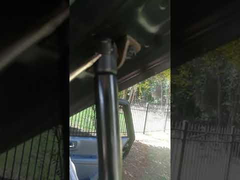 Rear hatch liftgate hydraulic arm change replacement