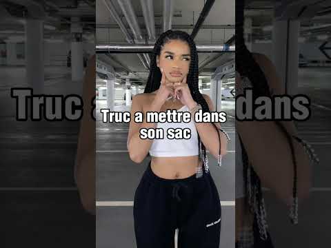 Trucs à mettre dans son sac 👍🏽💕
