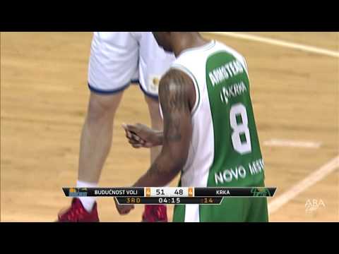 ABA Liga 2014/15, Round 24 match: Budućnost VOLI - Krka (9.3.2015)
