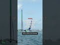 Racing boat capsizes during practice - Video