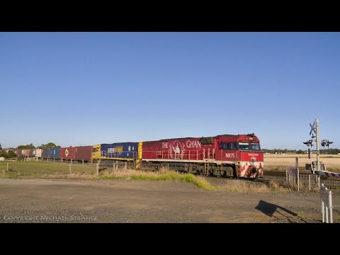 6MA5 Pacific National Container Freight Train (4/12/2020) - PoathTV Australian Railways