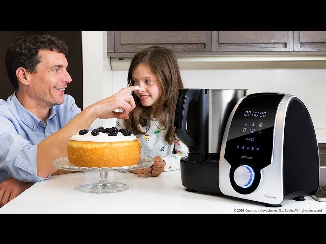 Robot da cucina Cecotec Mambo Silver multifunzione 1700W 3,3L acciaio inox video