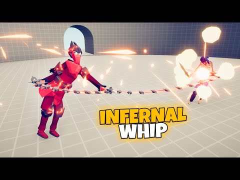 INFERNAL WHIP 1 vs 1 EVERY UNIT | TABS Update Gameplay