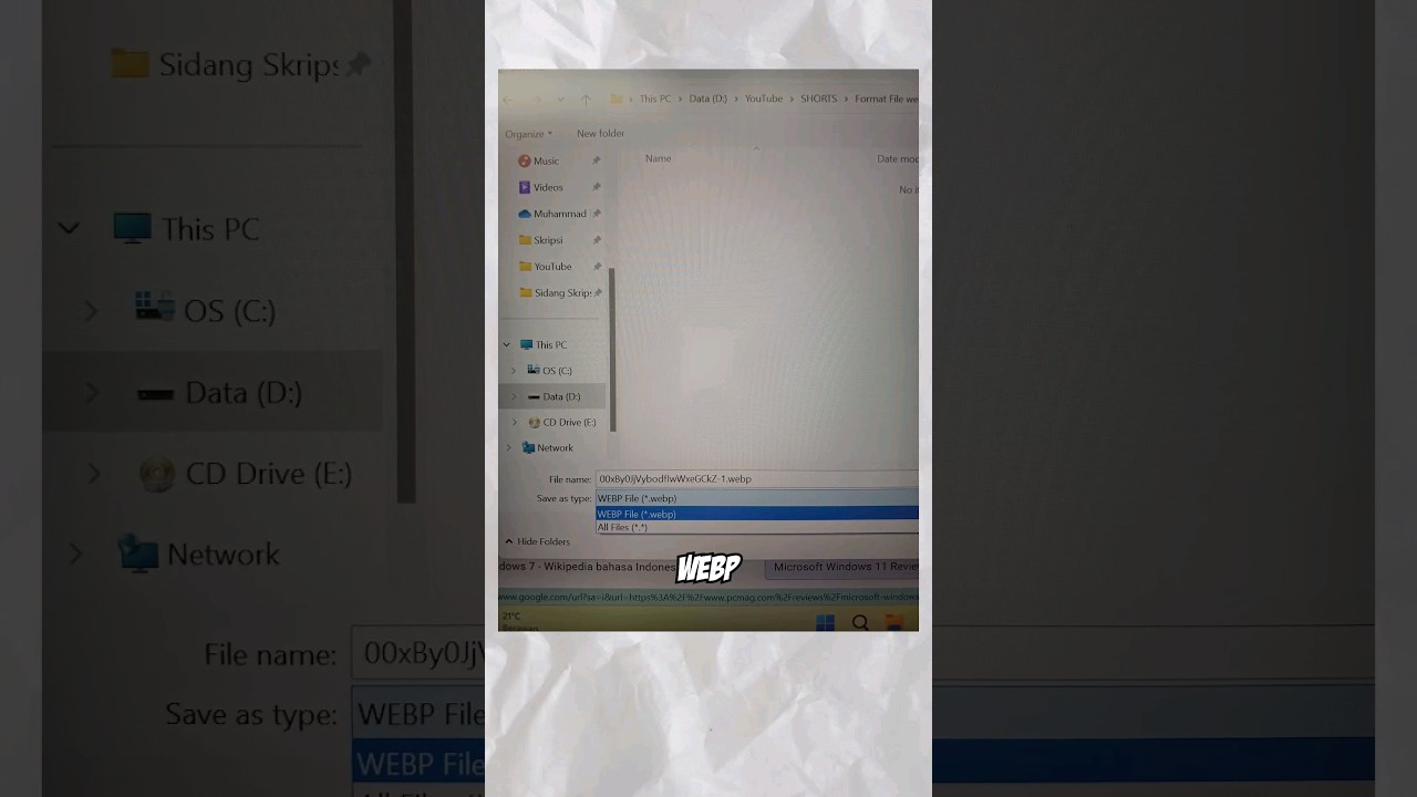 Kamu WAJIB TAHU! Format file WEBP!? 🖼️ #faktamenarik