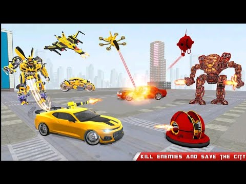 Bumblebee multiple transformation game||robot car transforming games android gameplay