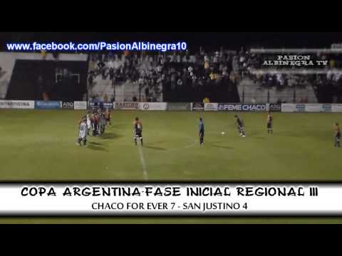 Copa Argentina -Chaco For Ever 7 -San Justino 4