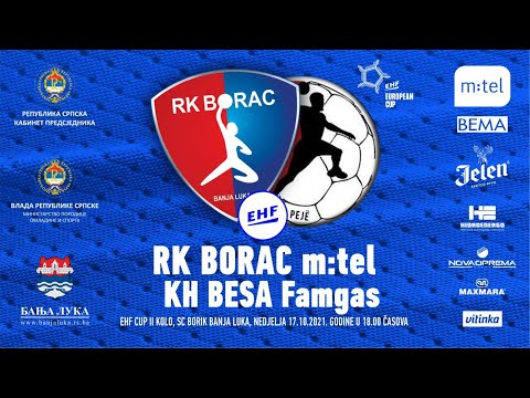 RK Borac m:tel vs KH Besa Famgas EHF Europen Kup 2. kolo sezona 2021/22