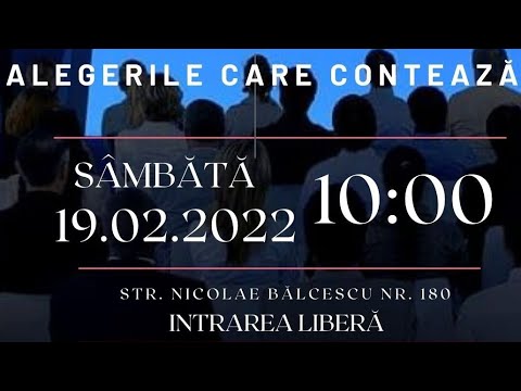 Întâlnire De Tineret | ALEGERI CARE CONTEAZĂ!