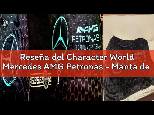 Vídeo relacionado con Character World Mercedes AMG Petronas - Juego de Funda de edredón Oficial para Cama Individual, diseño de Horizonte | Funda de Cama Reversible Gris de Fórmula 1 de 2 Caras, Producto Oficial Incluye