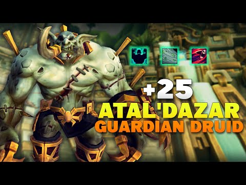 +25 Atal'dazar (Fortified, Storming, Bursting) - Guardian Druid