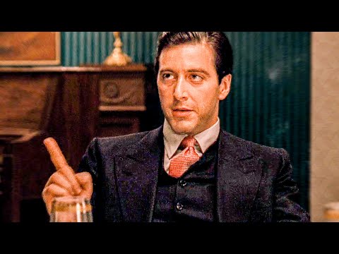 The Godfather - "Moe Green argues with Michael Corleone" Scene (1972) Movie Clip