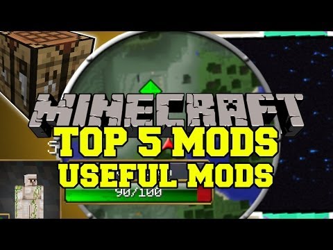 TOP 5 BEST MINECRAFT MODS (Useful Mods) Mod Showcase