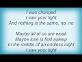 Lee Ann Womack - I Saw Your Light Lyrics