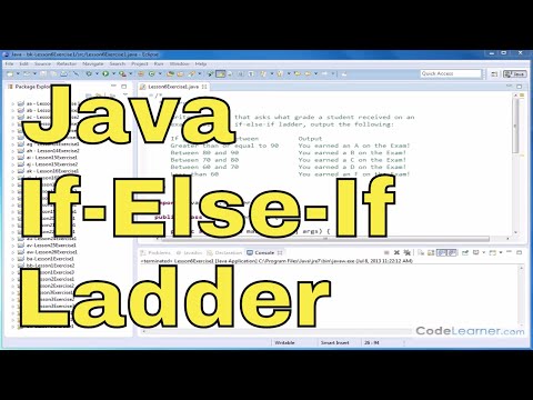 Learn Java Programming - Code Exercise 06x - If-Else-If Ladder