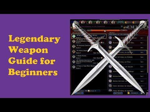 [LotRO] Guide To Legendary Weapons for Beginners - Getting Started