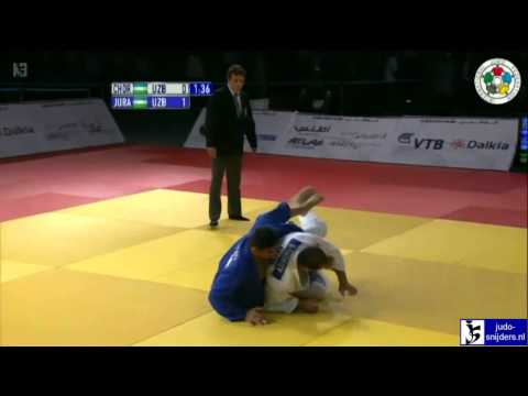Judo 2012 Grand Prix Abu Dhabi: Choriev (UZB) - Juraev (UZB) [-90kg] semi-final