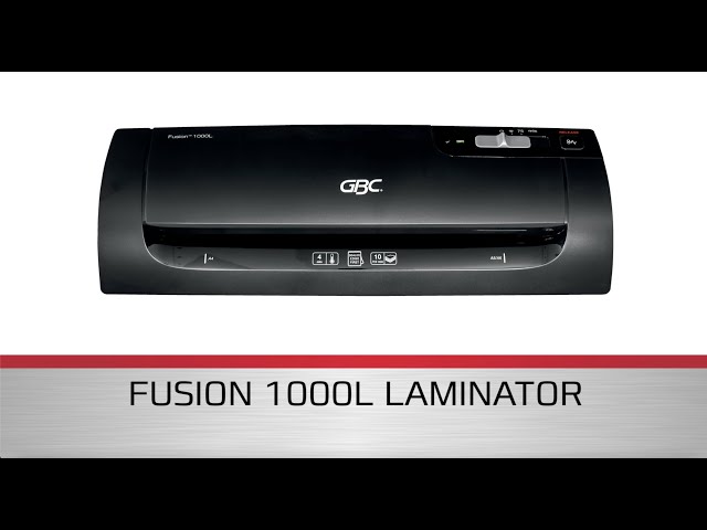Plastificadora Gbc Fusion 1000L A3 4400745EU - vídeo 1