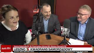 Wideo1: Leszno Kwadrans Samorzdowy, Hanna Kotomska PL 18, Przemysaw Grzny KO, Mariusz Nowacki PiS