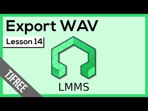 LMMS Lesson 14 - Export WAV & MIDI