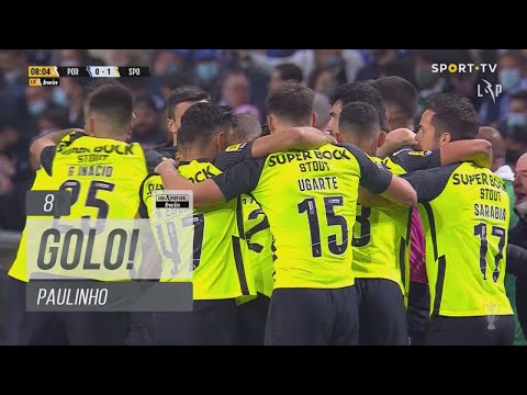 Goal | Golo Paulinho: FC Porto 0-(1) Sporting (Liga 21/22 #22)