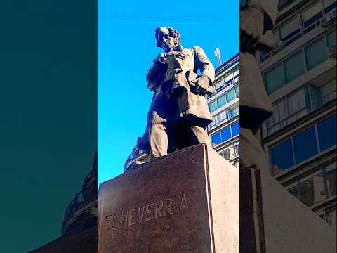 El Monumento a Esteban Echeverría (Obra de Torcuato Tasso/Barrio de Retiro) 🇦🇷🇪🇸