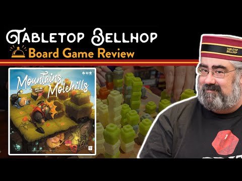 Review of Mountains out of Molehills, programmed movement game with fantastic components from The Op