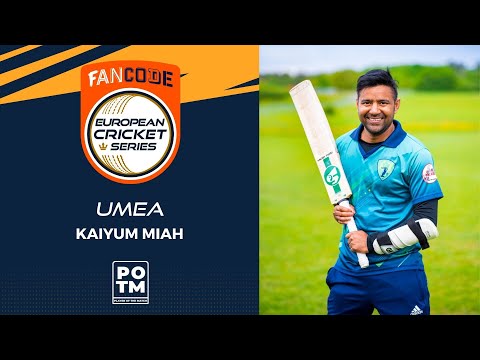 POTM: K.Miah - STG vs UME | Highlights | FanCode ECS Stockholm, Sweden Day 10 | ECS22.230