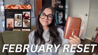 how to get your life together so you can live slowly | FEBRUARY RESET