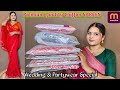 Meesho Chiffon Saree Haul New Arrival Saree Partywear Special Trending Saree Handwork Sarees