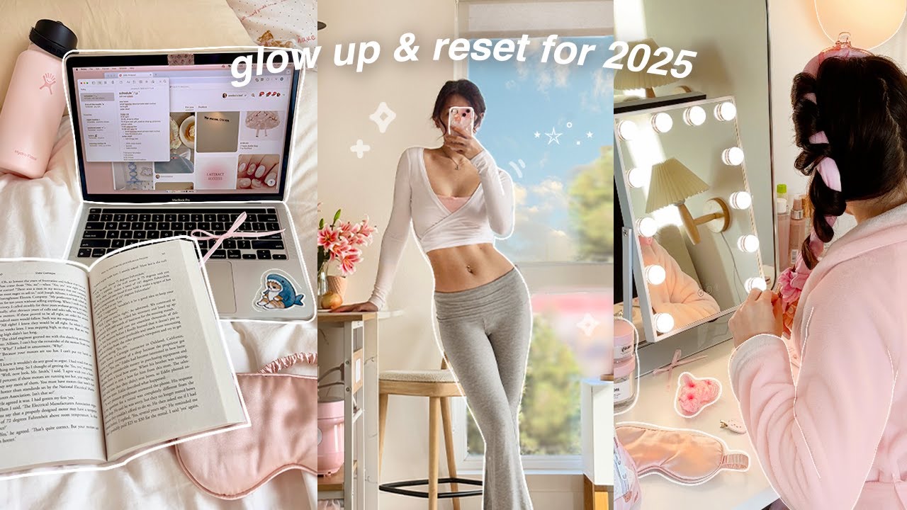 how to ACTUALLY level up your life 2025🎀♡ 15 healthy habits, my fitness journey, reset, goal setting