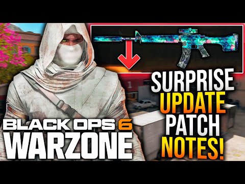 Black Ops 6: New SURPRISE UPDATE PATCH NOTES! WARZONE META UPDATE, MAJOR BUG FIXES, & More!