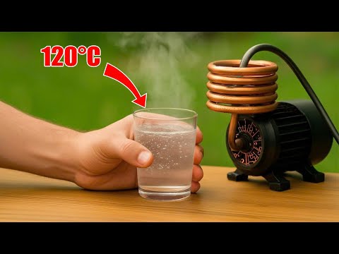 Free Hot Water At Home! How I Got Free Electricity and Hot Water Using Just Copper Pipes and a Motor
