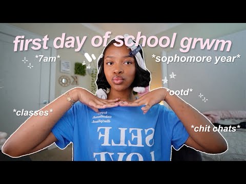 GRWM: FIRST DAY OF SCHOOL (sophomore year)